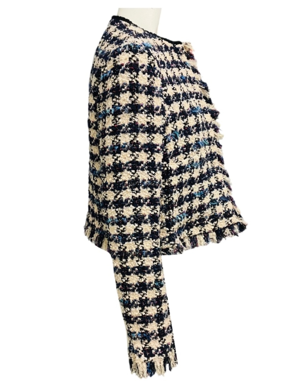 forte_forte Ink Multi Tweed Boxy Jacket - Picture 2 of 7